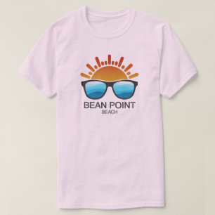 Bean Point Beach Florida Sunglasses T Shirt