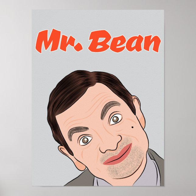 Bean (Rowan Atkinson) Fläkt Art Poster (Framsidan)