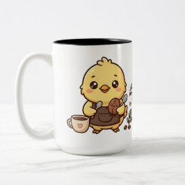 Bean Spoon Kawaii Kaffemugg Tvåton
