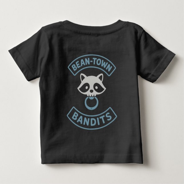 Bean-Town Bandit Child T-Shirt Blue (Baksida)