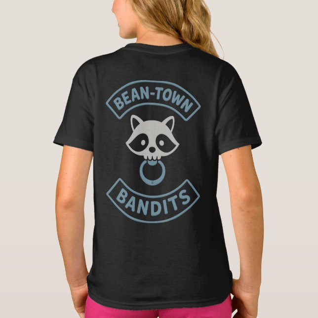 Bean-Town Bandits Youth t-shirt - Blue (Baksida)