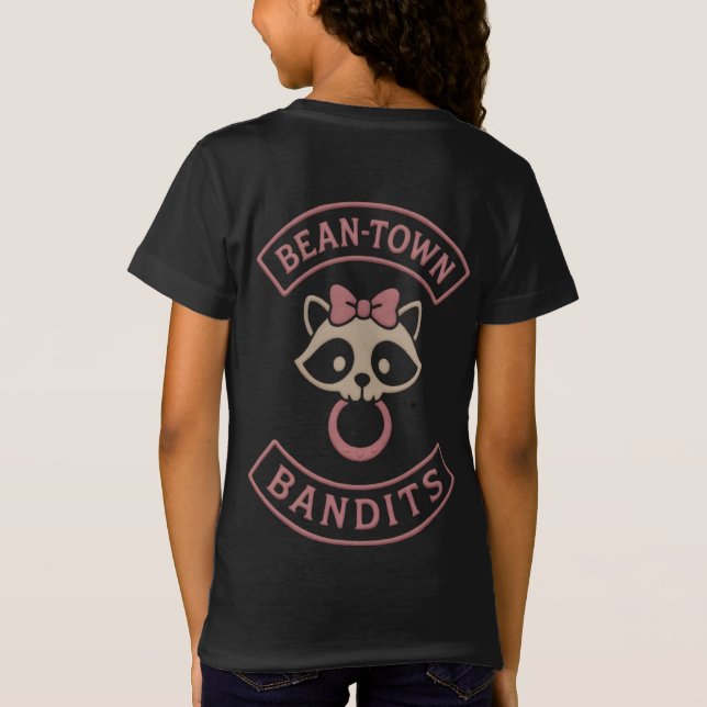 Bean-Town Bandits Youth T-shirt - Rosa (Baksida)