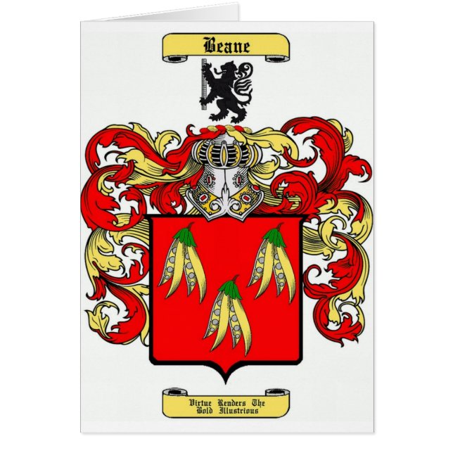 Beane Hälsningskort (Framsidan)