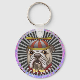 Beanie BullDog nyckelring