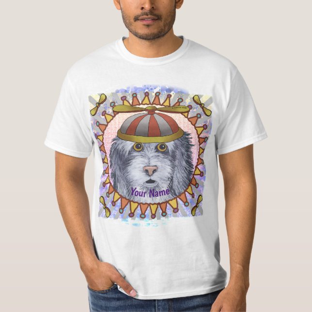 Beanie SheepDog T Shirt (Framsida)
