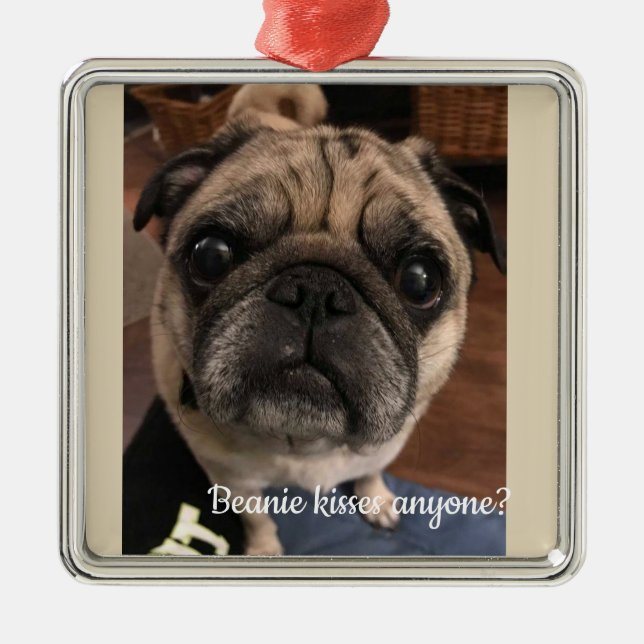 Beaniekissea någon? julgransprydnad metall (Framsidan)