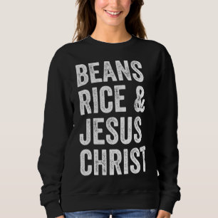 Beans Ris och Jesus Kristus Funny T Shirt