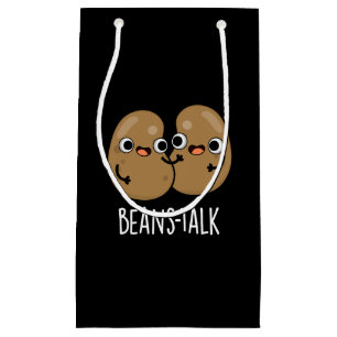 Beans Talk Funny Veggie Bean Pun Mörk BG