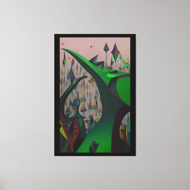 Beanstalk - Ken Gage Art Canvastryck (Framsida)