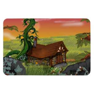 Beanstalk Stugga Tecknad Film Magnet