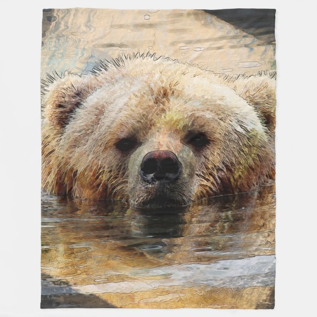 Bear20150804 Fleecefilt (Framsidan)