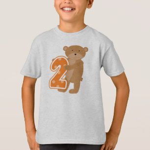 Bear 2 nd Birthday T shirts och Gifts