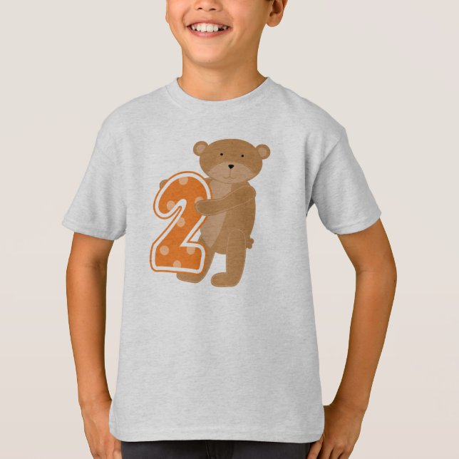 Bear 2 nd Birthday T shirts och Gifts (Framsida)