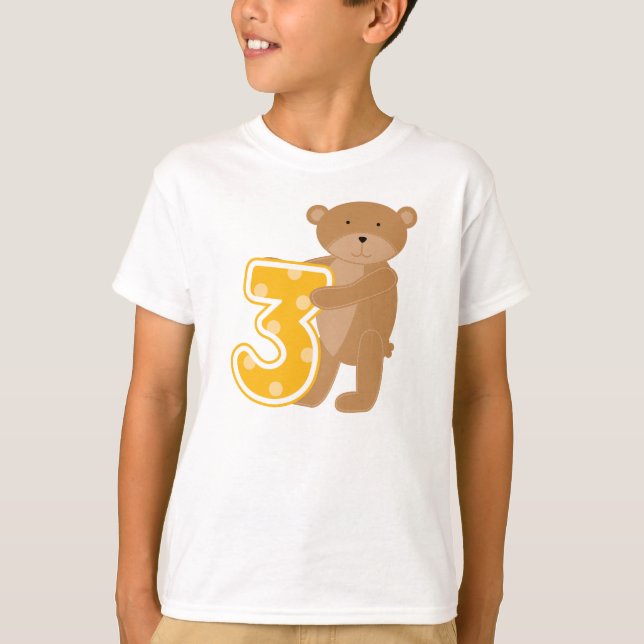 Bear 3rd Birthday T-shirts and Gifts (Framsida)