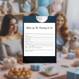 Bear Advice for Mamma to be Baby Shower Game Inbjudningar