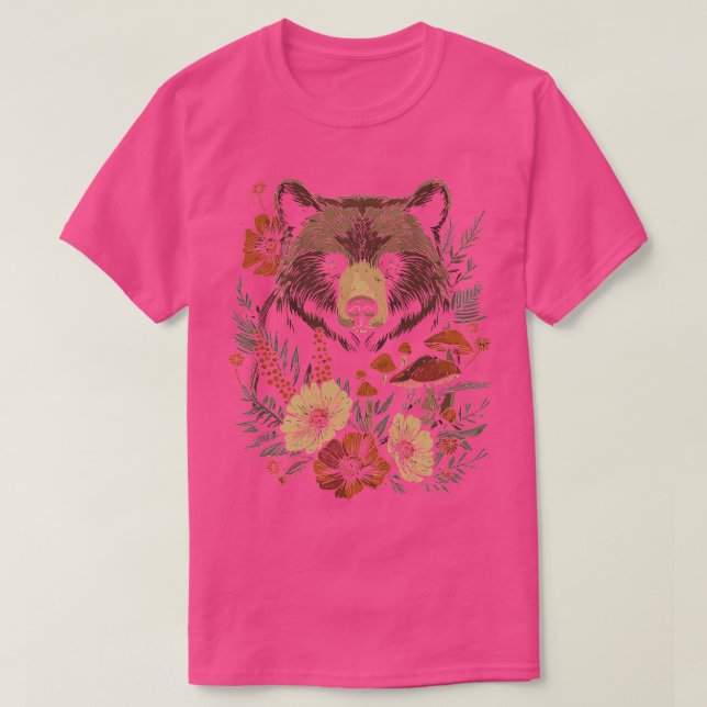 Bear Aestthetic T Shirt (Design framsida)