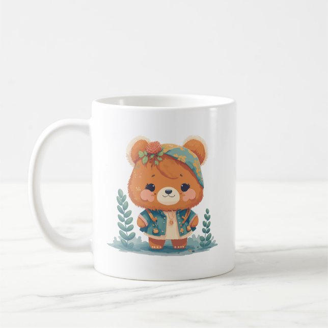 Bear Älskare Gift Kaffemugg (Vänster)