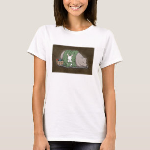 Bear and Bunny Knitting Älskare Cute Woodland Anim T Shirt