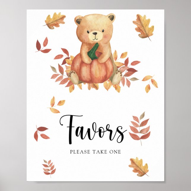 Bear and Pumpkin - Favoriter Poster (Framsidan)