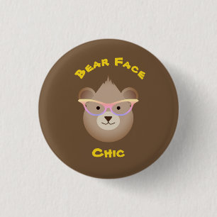 Bear Ansikte Chic Knapp