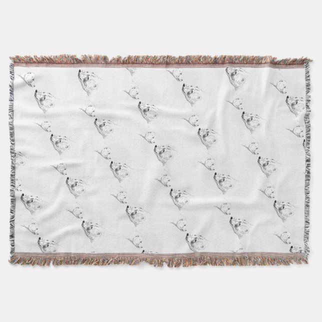 Bear Art Blanket Mor & Unge Bear Thevet Blanket Filt (Framsidan)