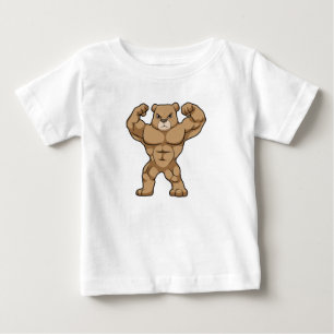 Bear as Bodybuilding der with big Muscles T Shirt