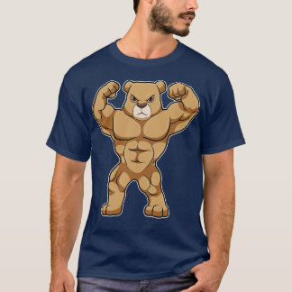 Bear as Bodybuilding der with big Muscles T Shirt