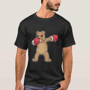 Bear as Boxer at Boxing & Hip hop Dance Dab T Shirt