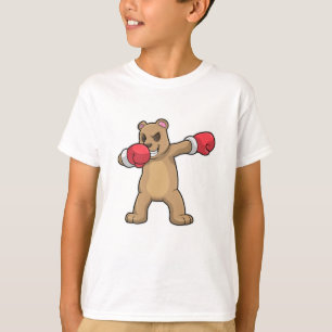 Bear as Boxer at Boxing & Hip hop Dance Dab T Shirt