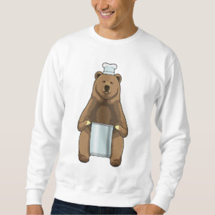 Bear as Cook med kokplats Lång Ärmad Tröja
