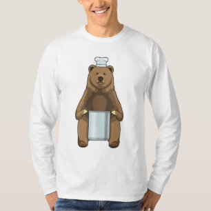 Bear as Cook med kokplats T Shirt