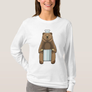 Bear as Cook med kokplats T Shirt