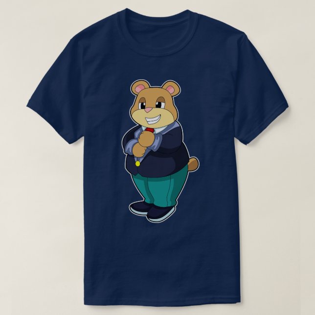 Bear as Groom med Kostym T Shirt (Design framsida)