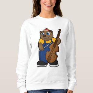 Bear as Musician med Guitar T Shirt
