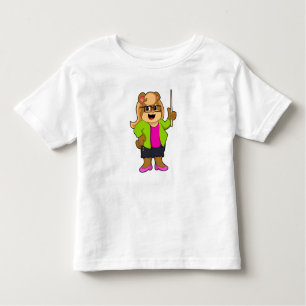 Bear as Teacher with Glasses T Shirt