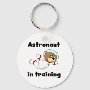 Bear astronaut in Training Tshirts and Gifts Nyckelring