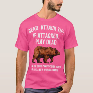 Bear Attack Tip-stift för att locka till sig utomh T Shirt
