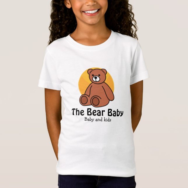 Bear baby för barn t shirt (Framsida)