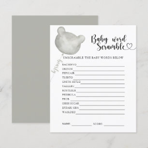 Bear Baby Ord Scramame