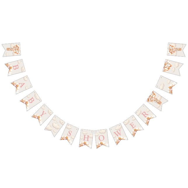 Bear Baby Shower Buntin Flaggor (Alla)