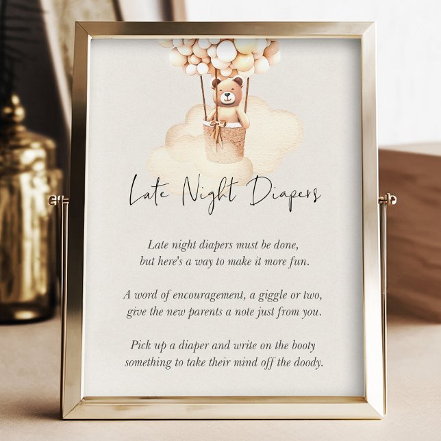 Bear Baby Shower Game Late Late Nattes (Skapare uppladdad)