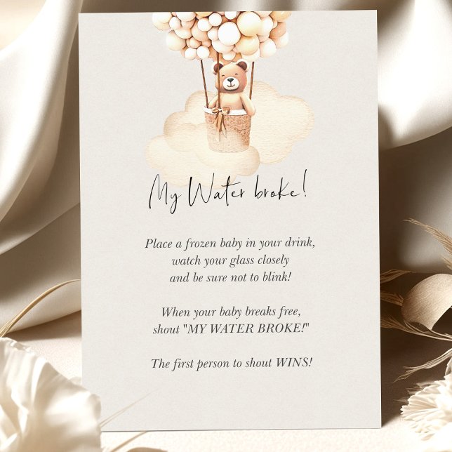 Bear Baby Shower Game My Vatten Fattig (Skapare uppladdad)