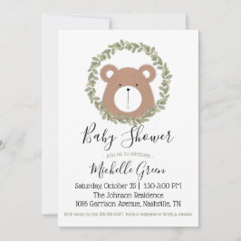 Bear Baby Shower-inbjudan Inbjudningar