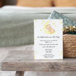 Bear Baby Shower-inbjudan Inbjudningar