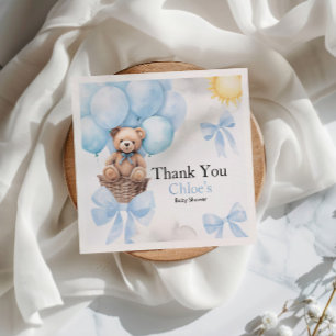 Bear Baby Shower Pappersservett