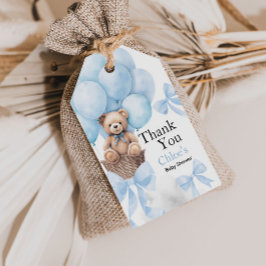 Bear Baby Shower Presentetikett
