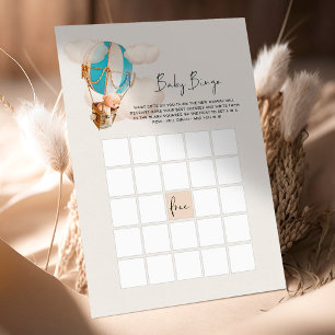 Bear Baby Shower-spel - Baby Bingo