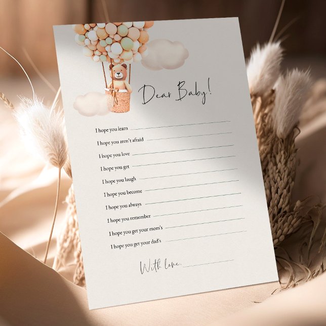 Bear Baby Shower-spel - Bästa Baby (Skapare uppladdad)