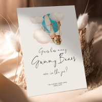 Bear Baby Shower-spel - hur många galningar?