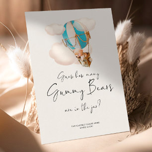 Bear Baby Shower-spel - hur många galningar?